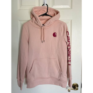 Women’s Pink Carhart Pullover Hoody Size M